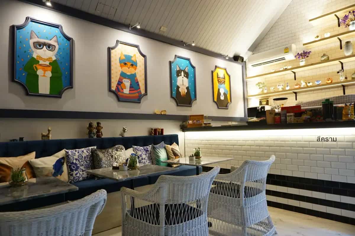 สีคราม คาเฟ่ : Sea Calm Cafe