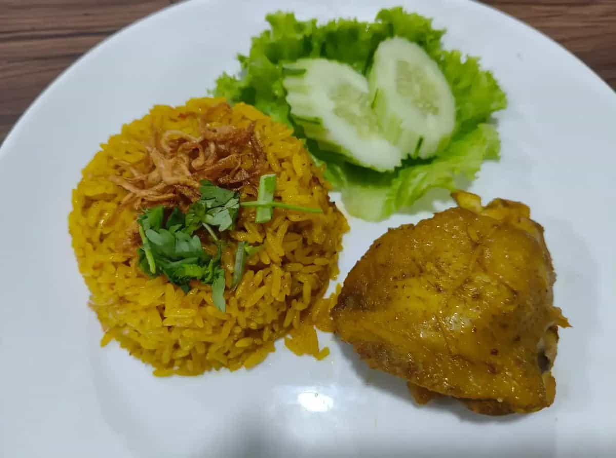 ข้าวหมกไก่ย่างสวนหลวงสาขาบ้านพอน