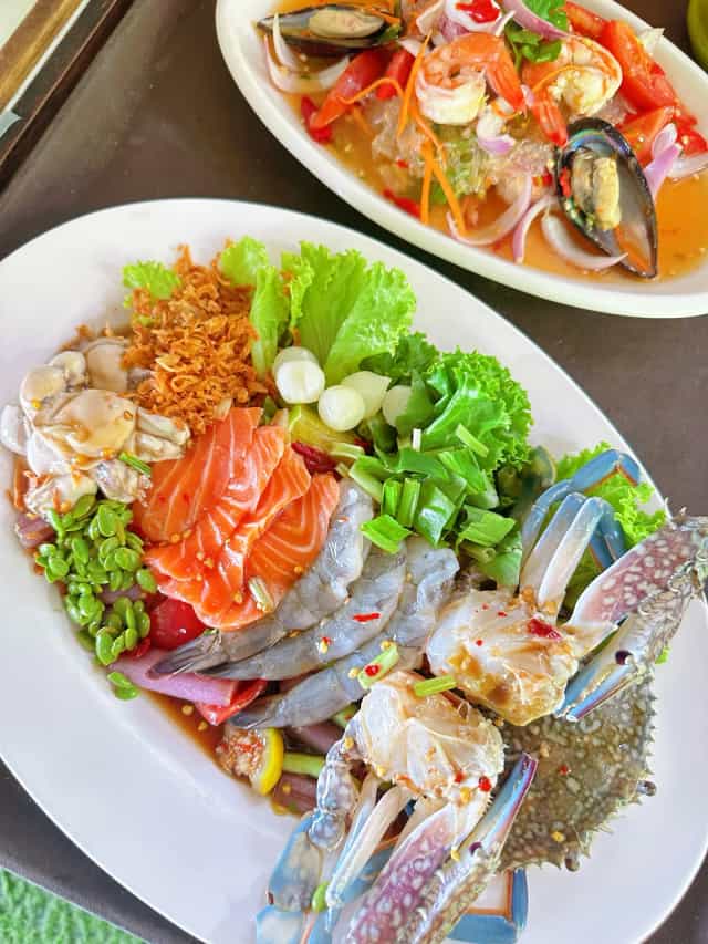 ส้มตำยำสามอ่าว somtum yum sam aow