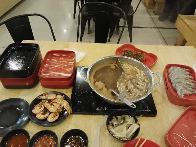 makan shabu buffet halal