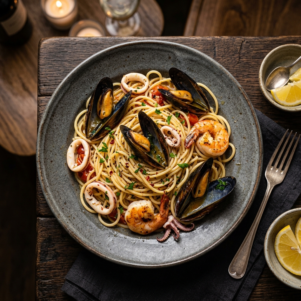 สปาเก็ตตี้ ซีฟู้ด (Spaghetti Seafood)